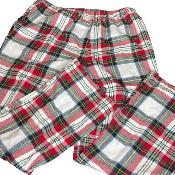 Old Navy Maternity Sz Small Flannel Pajama PJ Pant Lounge Plaid Tartan Pockets - Picture 11 of 12